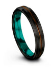 Engagement Bands Wedding Bands Tungsten Bands Black Copper Cute Rings Set - Charming Jewelers