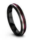 Black Jewelry Sets for Men&#39;s Woman&#39;s Tungsten Carbide Wedding Bands Black His - Charming Jewelers