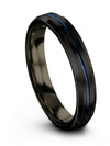 Tungsten Wedding Band Sets for Womans Tungsten Black Guys Black Engagement Ring - Charming Jewelers