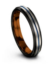 Wedding Grey Band Tungsten Promise Bands for Couples Engraved Bands 6th Wedding - Charming Jewelers
