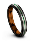 Man Tungsten Carbide Anniversary Band Perfect Tungsten Rings Grey Plain Bands - Charming Jewelers