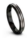 Jewelry Bands Wedding Tungsten Bands for Female Brushed Couple Promise Ring Set - Charming Jewelers