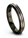 Grey Guys Engagement Band Tungsten Carbide Cute Couple Rings for Him and Her - Charming Jewelers
