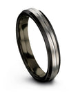 Wedding Engagement Rings Tungsten Promise Bands for Couples Engagement Guy Band - Charming Jewelers