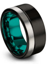 Wedding Band for Wife Black Special Edition Band Matching Couples Promise Bands - Charming Jewelers