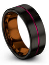 Shinto Wedding Band for Man Tungsten Wedding Bands Set for Husband and Wife - Charming Jewelers