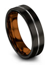 Men&#39;s Black Wedding Ring Set Tungsten Rings for Womans Customized Fiance - Charming Jewelers