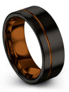 Jewelry Wedding Rings Black Copper Tungsten Rings Marriage Rings for Couples - Charming Jewelers