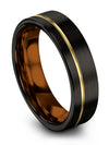 Guy Bling Bands Men Engagement Rings Tungsten Engagement Bands for Lady Black - Charming Jewelers