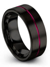 Tungsten Bands Wedding Bands Matching Tungsten Bands Black Bands Handmade - Charming Jewelers