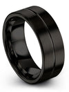 Wedding Woman&#39;s Ring Tungsten Carbide Ring for Guys 8mm Christmas Ideas - Charming Jewelers