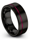 Womans Black Jewelry Luxury Wedding Bands Modern Black Band Personalized Gifts - Charming Jewelers
