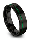 Rings Set Black Wedding Band Set for Girlfriend and Boyfriend Tungsten Carbide - Charming Jewelers