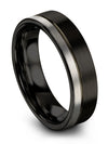 Rings Set Black Wedding Band Set for Girlfriend and Boyfriend Tungsten Carbide - Charming Jewelers