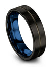 Engagement Band Wedding Bands Tungsten Wedding Band Black and Gunmetal Promise - Charming Jewelers