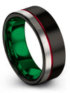 Guys and Lady Wedding Ring Sets Black Tungsten Band Black Bands Sets Black - Charming Jewelers