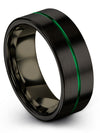 Wedding Band for Couples Set Dainty Tungsten Bands Men&#39;s Bands Set Couples - Charming Jewelers
