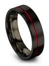 Black Wedding Jewelry Tungsten Engagement Guy Ring for Ladies Midi Ring - Charming Jewelers