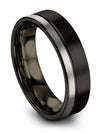 Wedding Black Rings Set Luxury Tungsten Bands Christmas and Boyfriend Two Woman - Charming Jewelers
