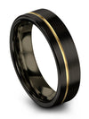 Unique Men Wedding Rings Wedding Rings Black Tungsten Carbide Handmade Black - Charming Jewelers