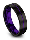 Wedding Black Tungsten Black Woman&#39;s Solid Black Jewelry Unique Promise Bands - Charming Jewelers