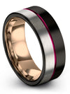 Tungsten Wedding Sets for Couples Tungsten 8mm Band Engagement Bands Set Couple - Charming Jewelers