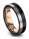 Brushed Men&#39;s Wedding Ring Black Tungsten Rings Promise Rings for Birthday - Charming Jewelers
