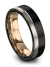 Personalized Promise Band for Woman Tungsten Bands for Man Customized Black - Charming Jewelers