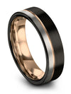 Matching Wedding Black Ring for Couples Female Tungsten Carbide Wedding Bands - Charming Jewelers