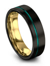 Band Wedding Couple Tungsten Bands Black for Men Unique Engagement Woman&#39;s - Charming Jewelers