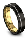 Couples Wedding Bands Woman&#39;s Wedding Bands Tungsten Black Valentines Day Band - Charming Jewelers