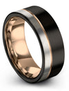 Plain Woman Wedding Rings One of a Kind Bands Black Band