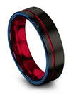 Man Tungsten Carbide Promise Band Black Engraving Tungsten Womans Rings Solid - Charming Jewelers