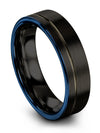 Metal Wedding Band Tungsten Band Engraved Black Band Black Offset Line Engraved - Charming Jewelers