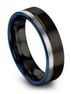Man Ideas Black Tungsten Rings Black Simple Promise Rings Mens Tungsten Promise - Charming Jewelers