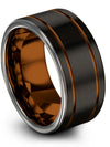 Unique Wedding Rings Female 10mm Womans Tungsten Wedding Rings Engagement Rings - Charming Jewelers