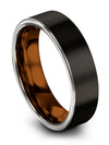 Woman Brushed Promise Ring Tungsten Valentines Day Ring Customize Engagement - Charming Jewelers