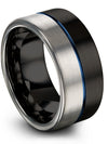 Anniversary Ring Sets Girlfriend and Him Tungsten Carbide Band for Her - Charming Jewelers