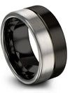 Wedding Rings Black Set Tungsten Ring Her and His Set Rings Black Woman&#39;s Best - Charming Jewelers