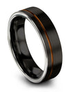 Black Bands for Female Wedding Rings Tungsten Wedding Rings