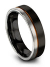 Set Wedding Bands Woman Black Tungsten Carbide Wedding Rings Midi Set Black Men - Charming Jewelers