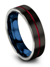Personalized Wedding Band Sets Black Tungsten Band Men&#39;s Black Jewelry Set - Charming Jewelers