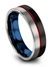 Tungsten Wedding Band for Couples Tungsten Carbide Wedding Rings Bands 6mm - Charming Jewelers