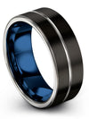 Plain Womans Wedding Rings Tungsten 8mm Band for Mens Men Jewelry Rings Gifts - Charming Jewelers