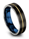Wedding Aunt Tungsten Carbide Wedding Ring Black Godmother Anniversary Present - Charming Jewelers