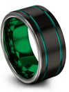 Matching Tungsten Promise Rings Engraved Tungsten Carbide Bands Cute Small - Charming Jewelers