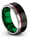 Couples Wedding Ring Tungsten Engagement Bands Set Simple Guys Valentines Day - Charming Jewelers