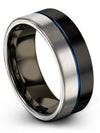 Engagement and Wedding Band Polished Tungsten Band for Female Plain Rings - Charming Jewelers