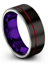 Wedding Rings Band Set Awesome Wedding Rings Black Ring Couples Ring Promise - Charming Jewelers