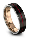 Pure Black Wedding Rings Tungsten Wedding Rings Guy Black Engagement Woman Band - Charming Jewelers